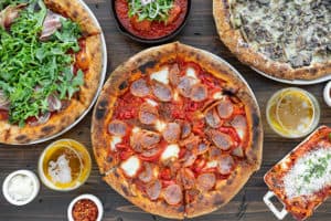 Pizzas, Pasta, Meatballs and Beer from Milo & Olive