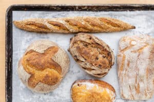 Assortments of Breads from Milo & Olive